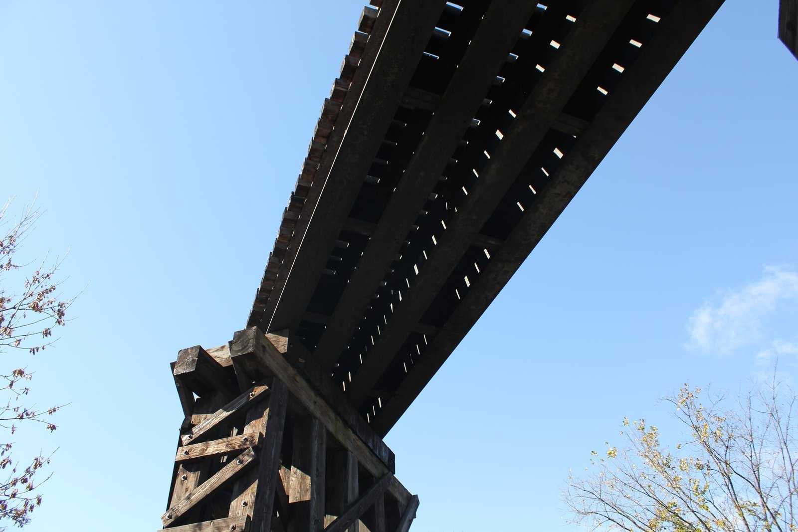 Steel stringer details, Lake Wobegon Trail section